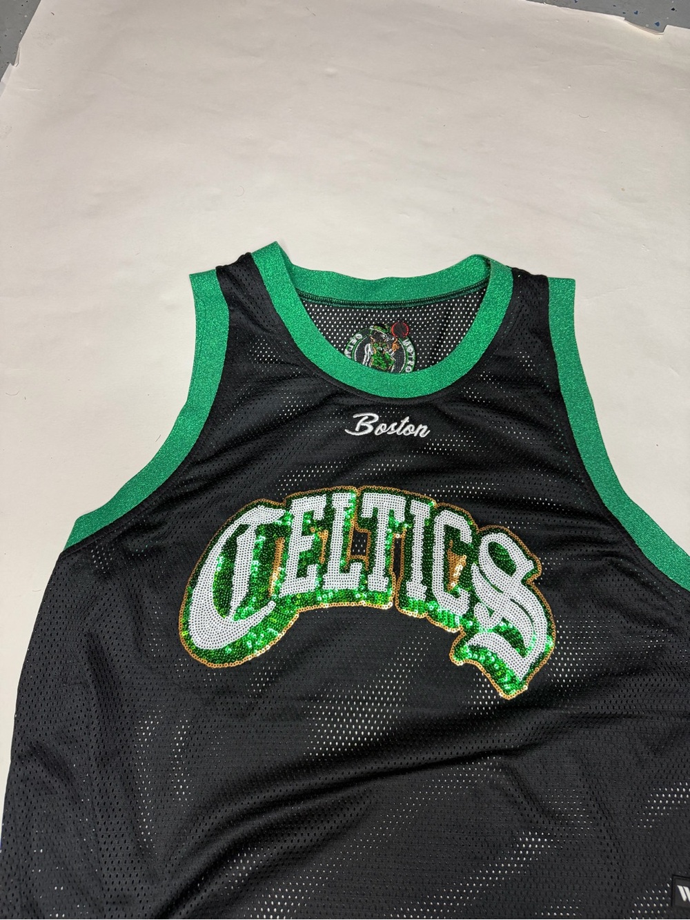 NBA Black & Green Boston Celtics Tank Top - Picture 3 of 3